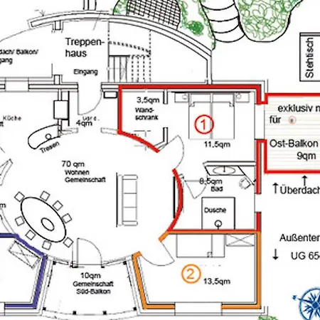 Exklusiv, Barrierefrei Fuer 8 Gaeste Appartement